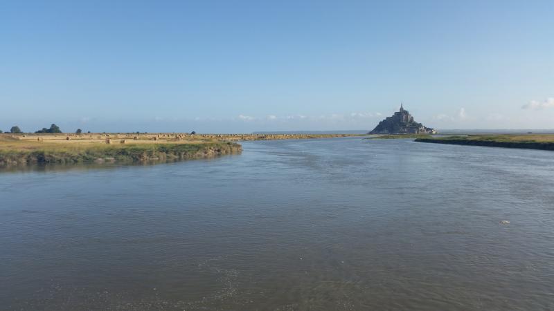 Mont-Saint-Michel am Morgen